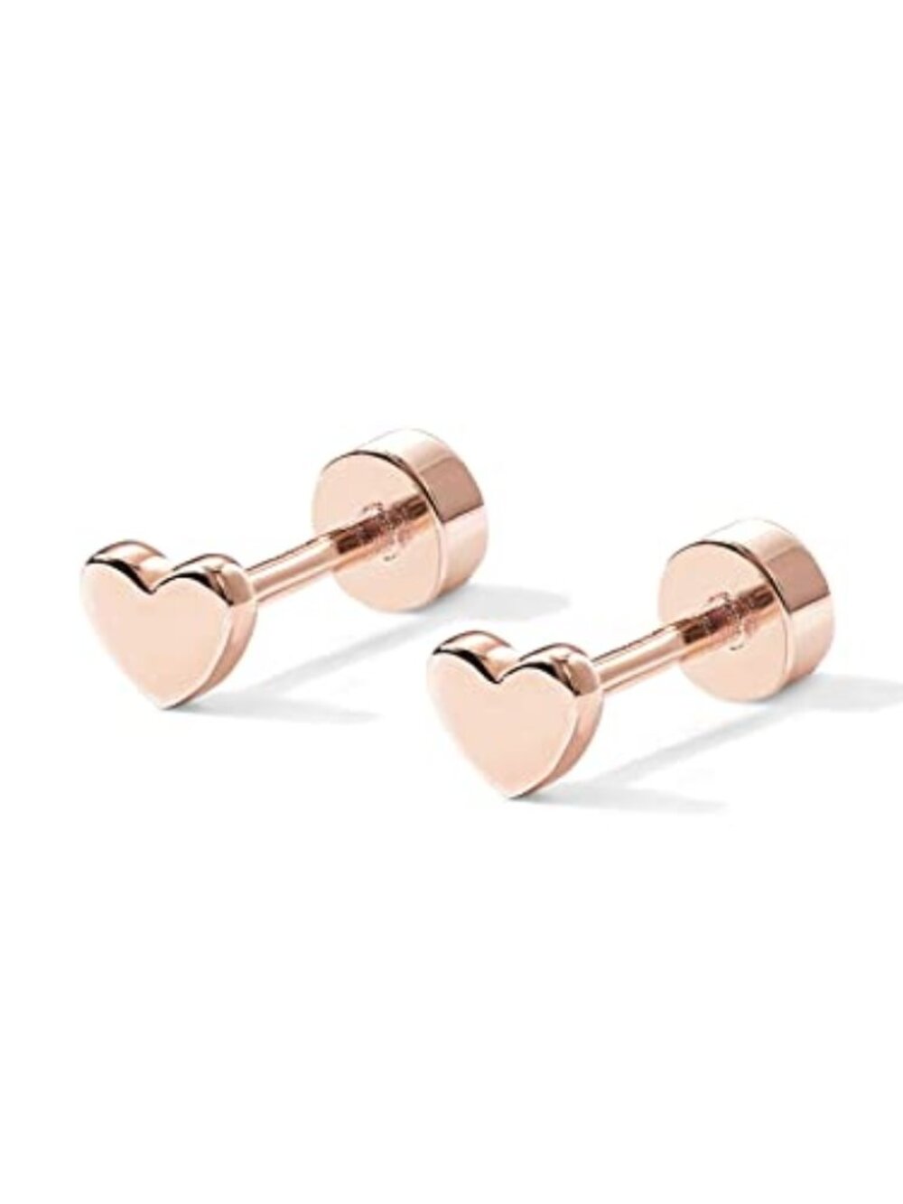 New - Sterling Silver Posts Pair of Flat Back‎ Stud Earrings for Women